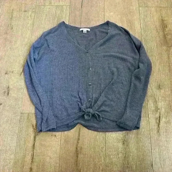 American Eagle Knit Button Up Sweater Size XS/ Periwinkle - Picture 1 of 7